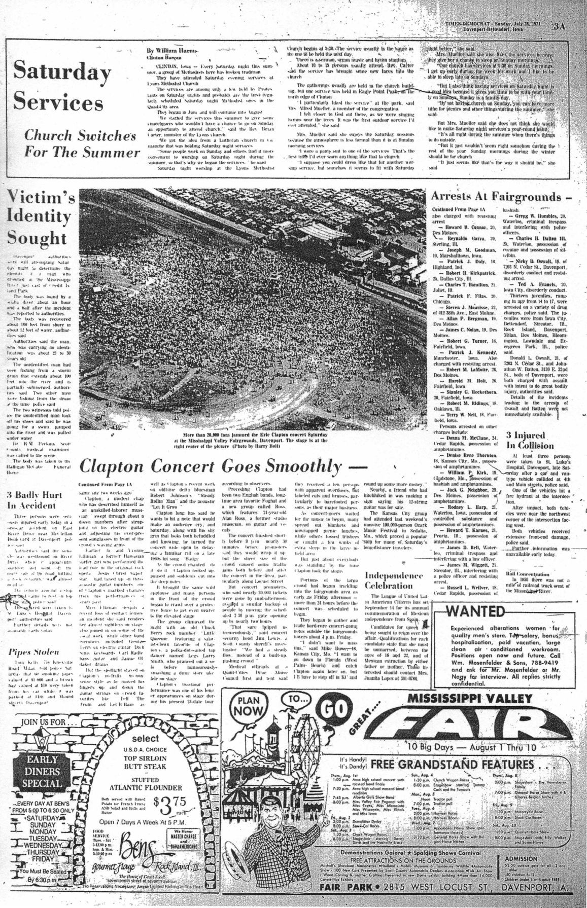19740728 -- Mississippi Valley Fairgrounds